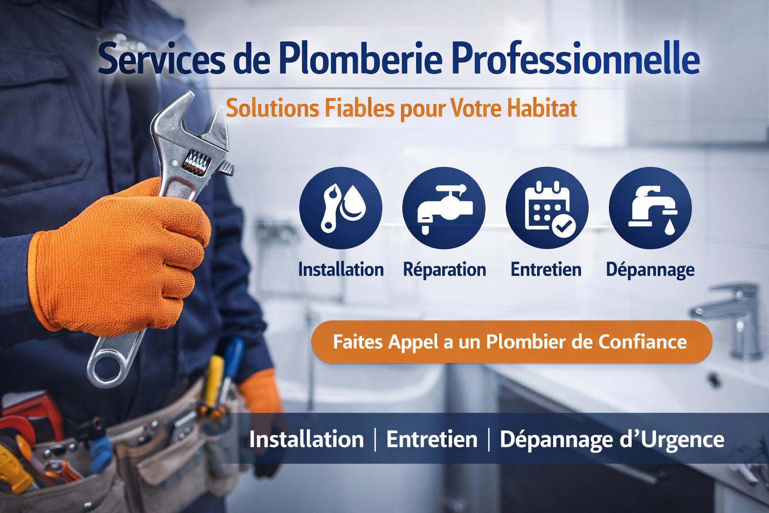 Uservices : Votre expert en plomberie, chauffage, climatisation et traitement d’eau